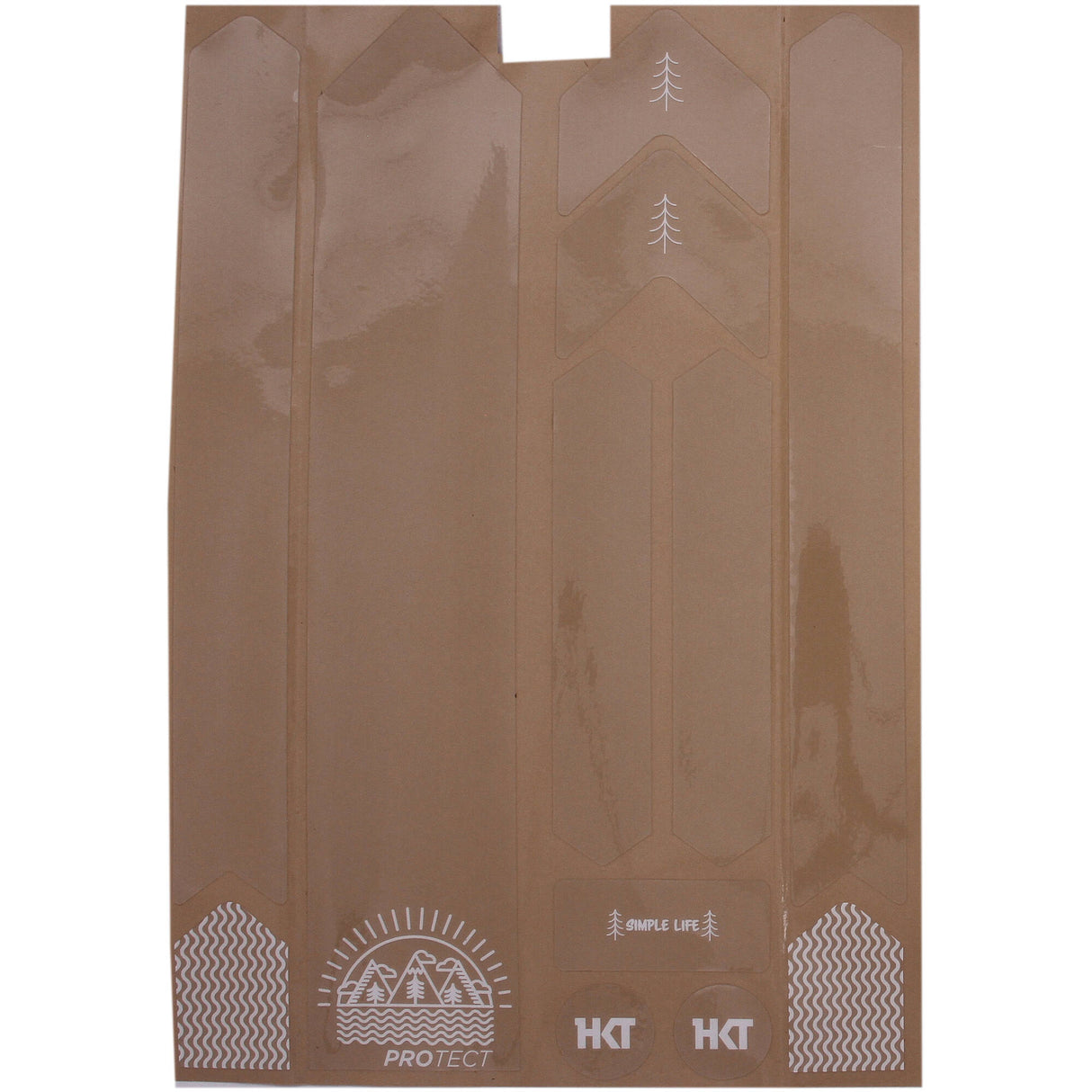 HKT XL Simple Life Bike Protectors - White