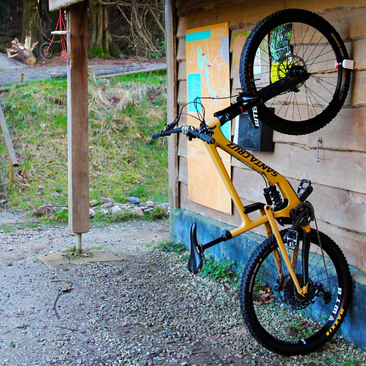 Hornit Clug MTB Bike Rack - White/Orange XL