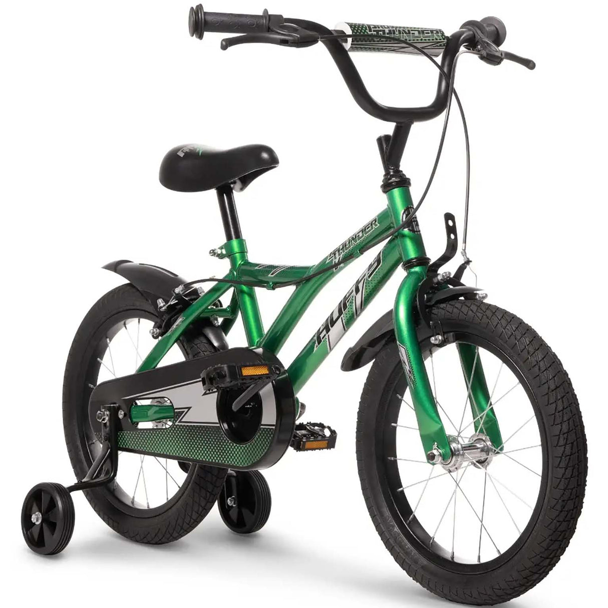 Huffy Pro Thunder 16" Kids Bike - Green