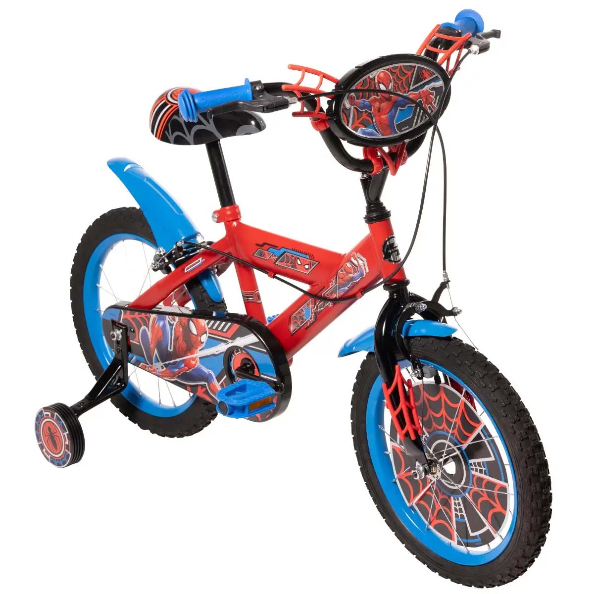 Huffy Spider-Man 16" Kids Bike - Red/Blue