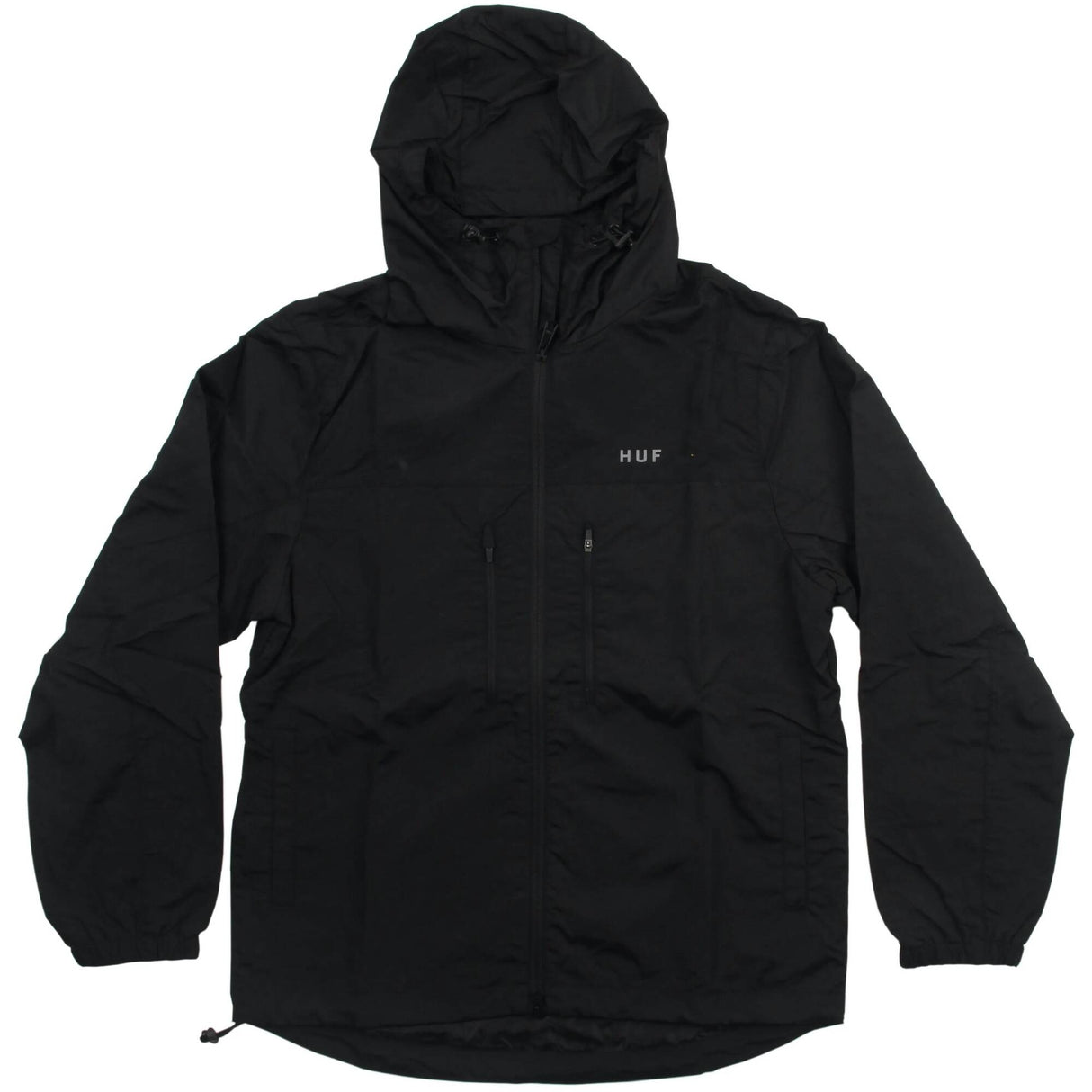 Huf Essentials Zip Shell Jacket - Black