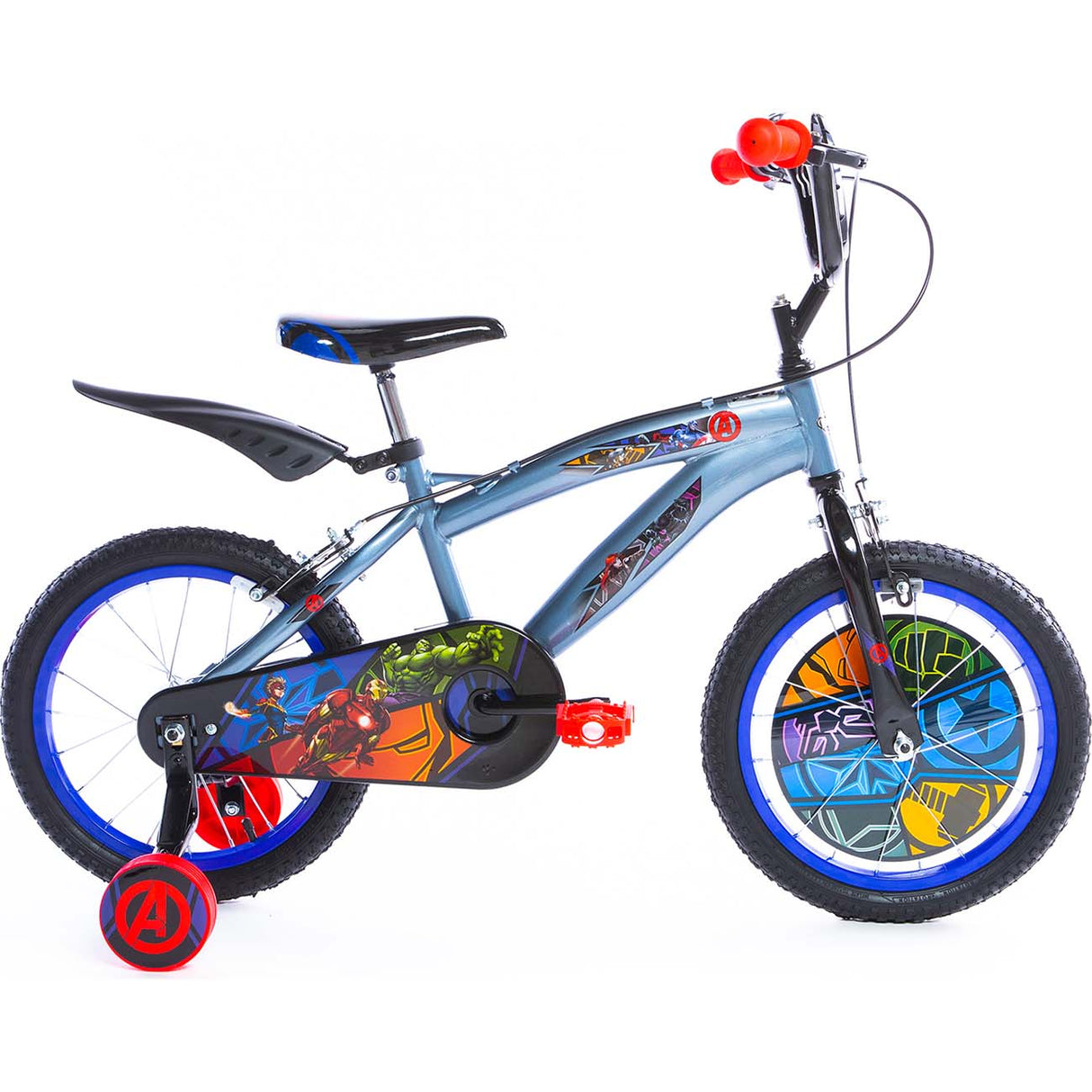 Huffy Avengers 16" Kids Bike - Grey/Red
