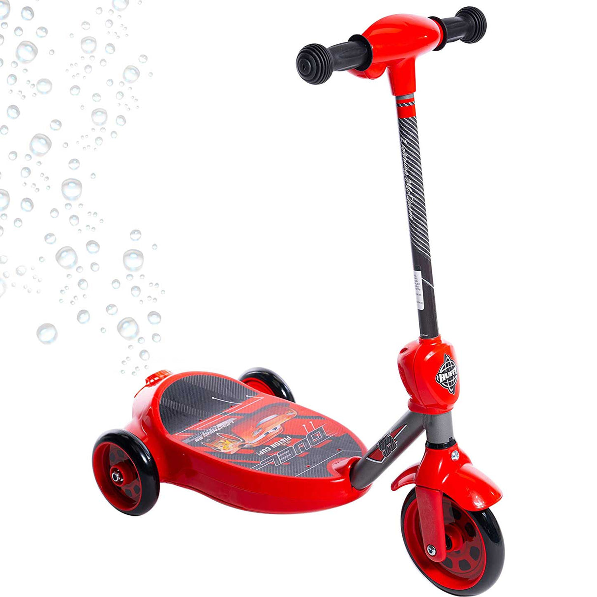 Huffy Disney Cars Bubble Scooter - Red