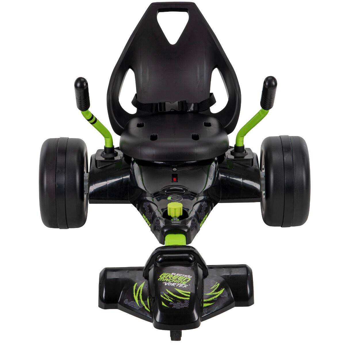 Huffy Green Machine Vortex 12v Electric Ride On - Black/Lime