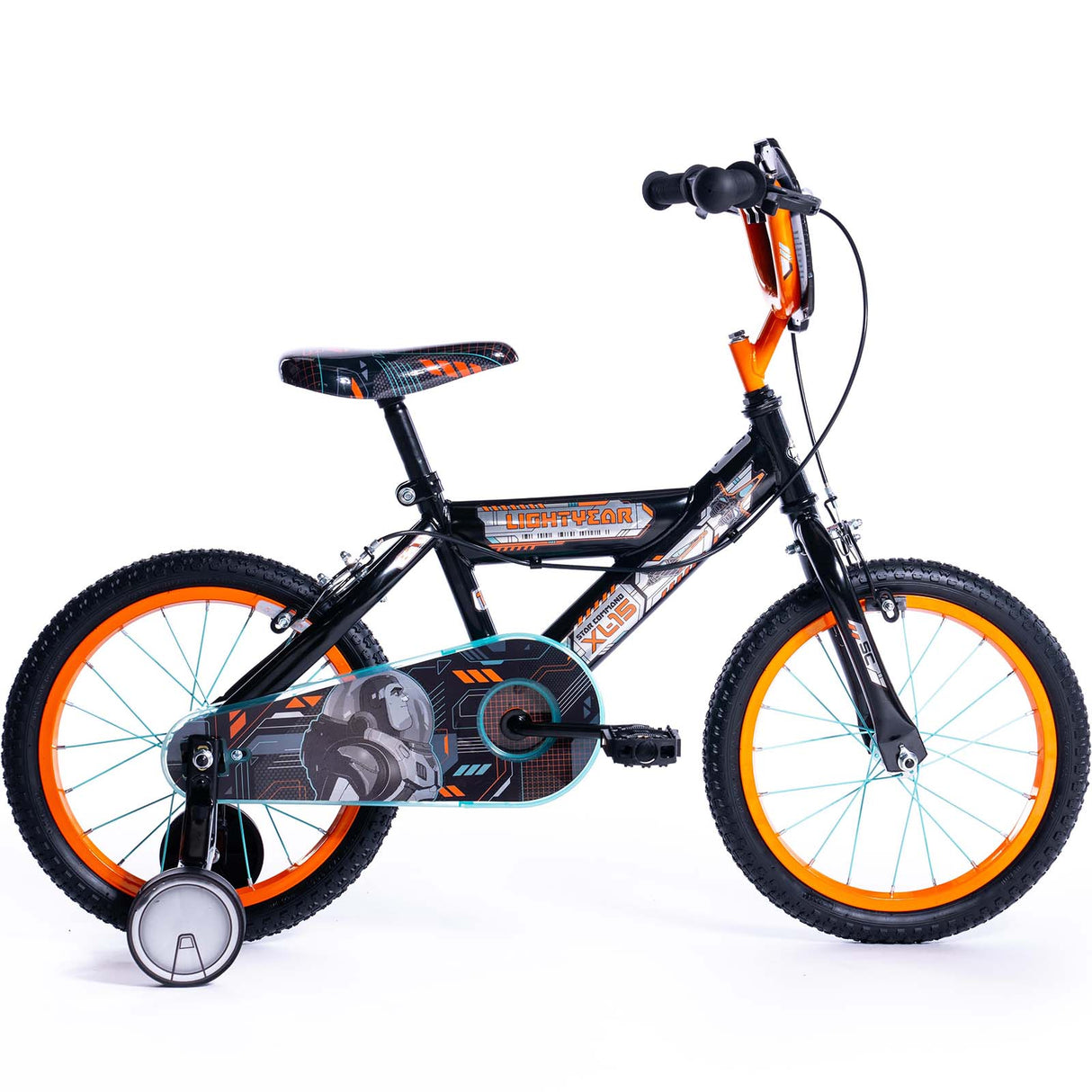 Huffy Lightyear 16" Kids Bike - Black/Orange