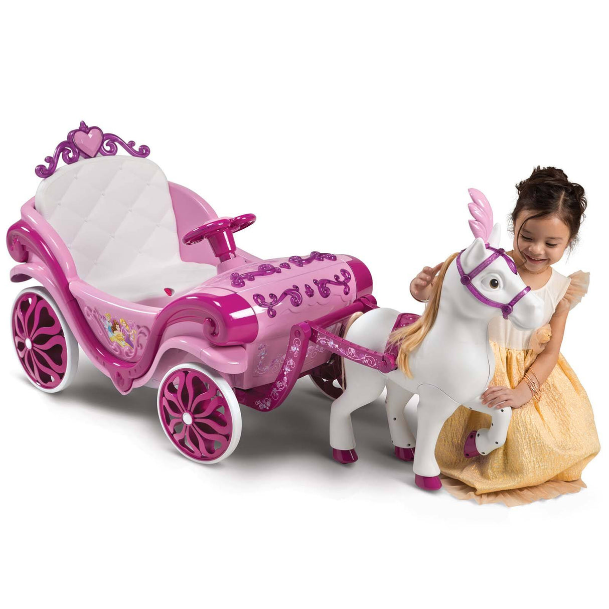 Huffy Princess Carriage 6v Electric Ride On - Pink