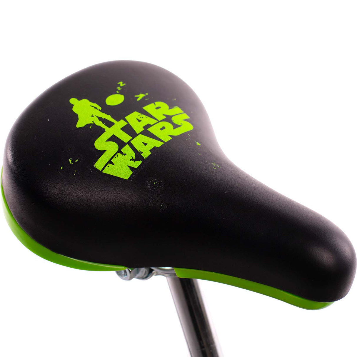 Huffy Star Wars 12" Kids Bike - Black/Lime