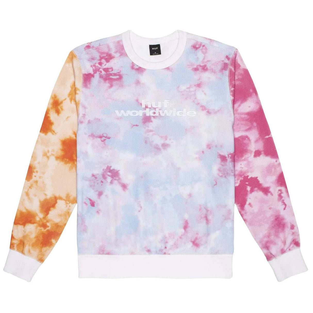 Huf Euphoria Crew Neck - Plastic Pink