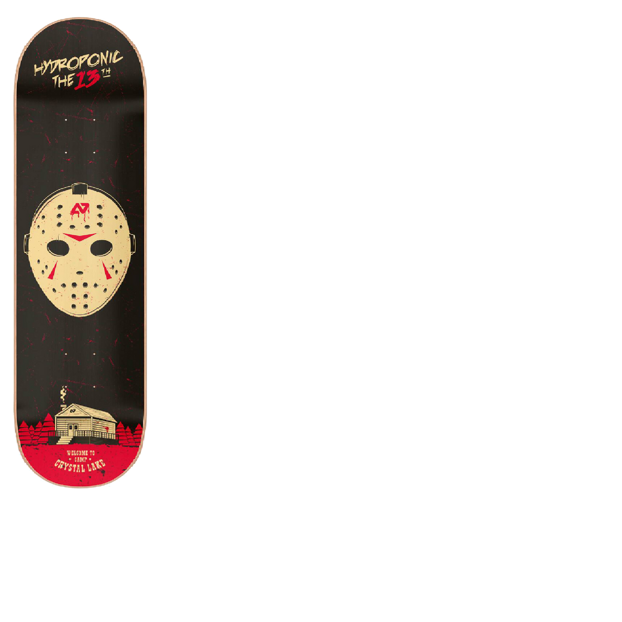 Hydroponic Horror Skateboard Deck - Friday 13th 8.375"