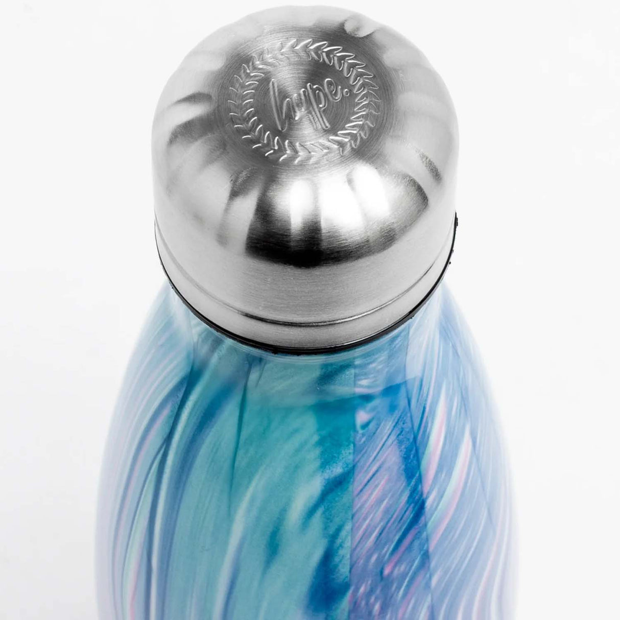 Hype Metal Water Bottle 500ml - Marble Crest Teal/Purple