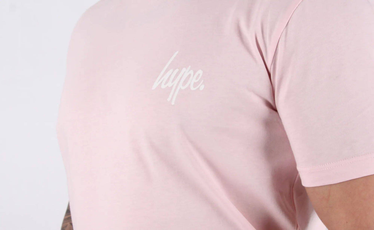 Hype Glitch Rose T Shirt - Pink/Blue