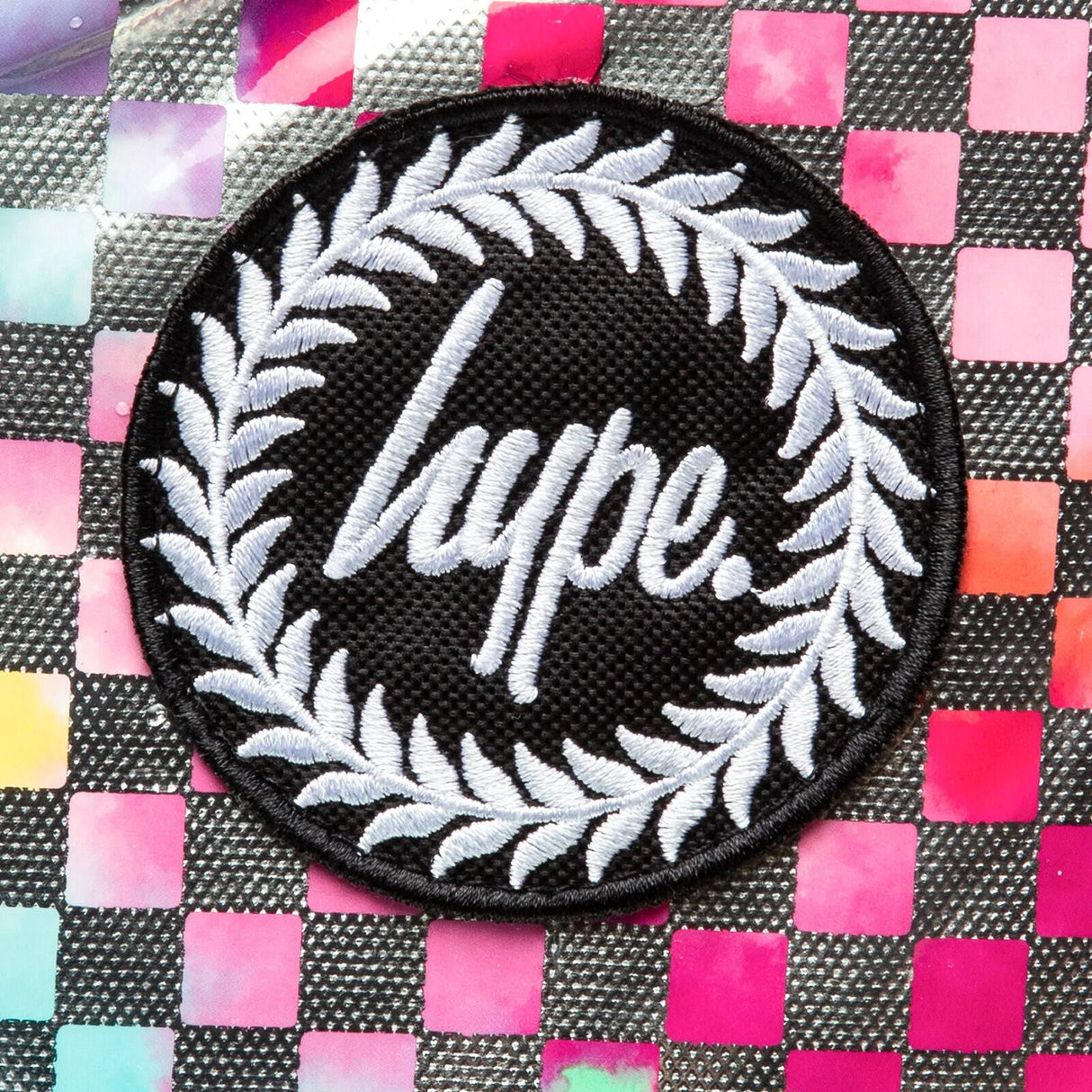 Hype 18L Backpack - Rainbow Check Crest