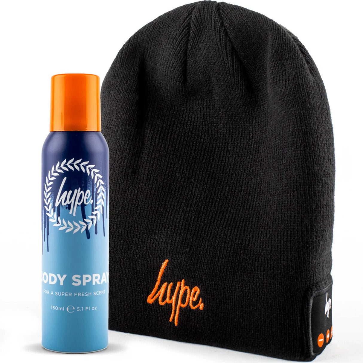 Hype Audio Beanie and Body Spray Set