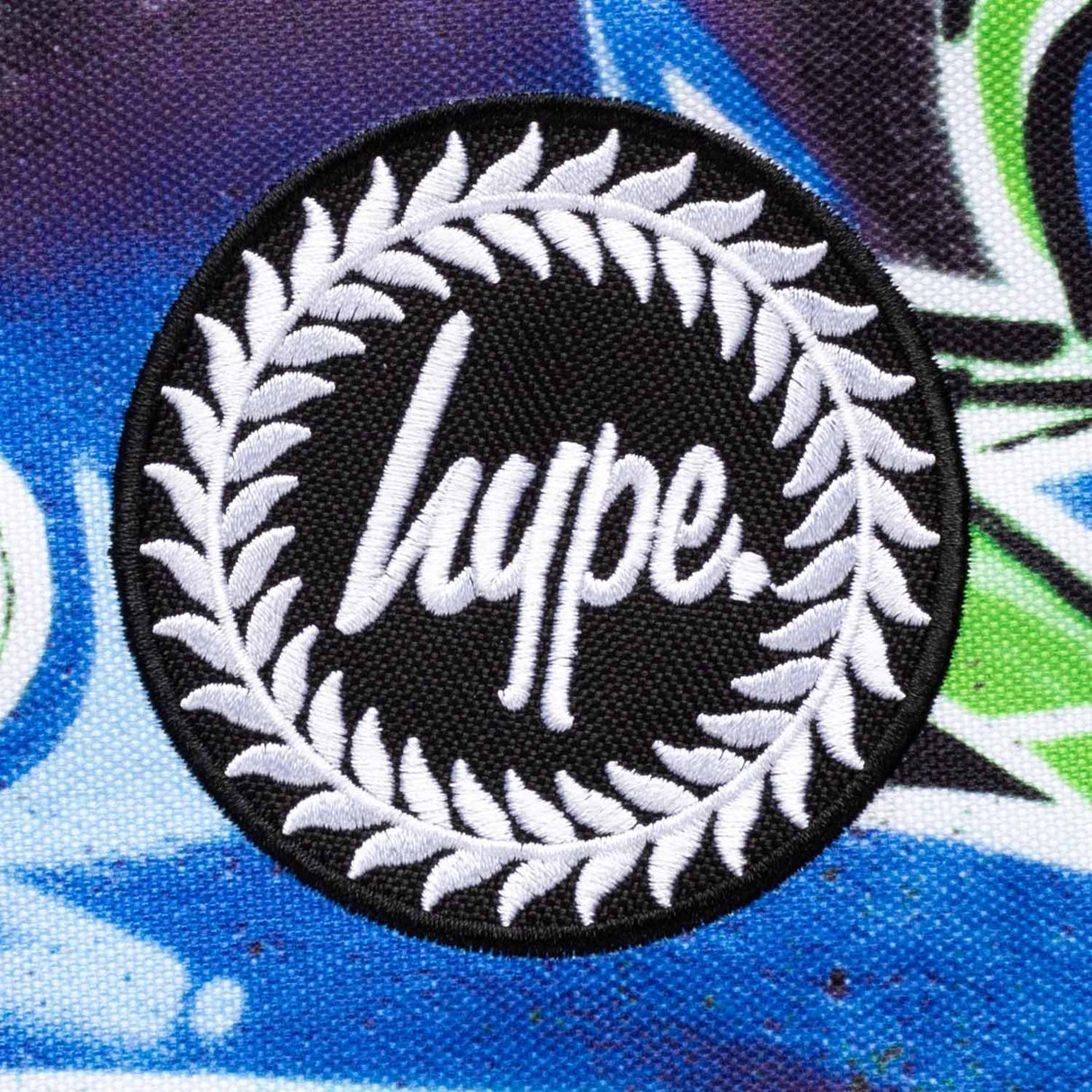 Hype Graffiti Backpack - Black/Blue