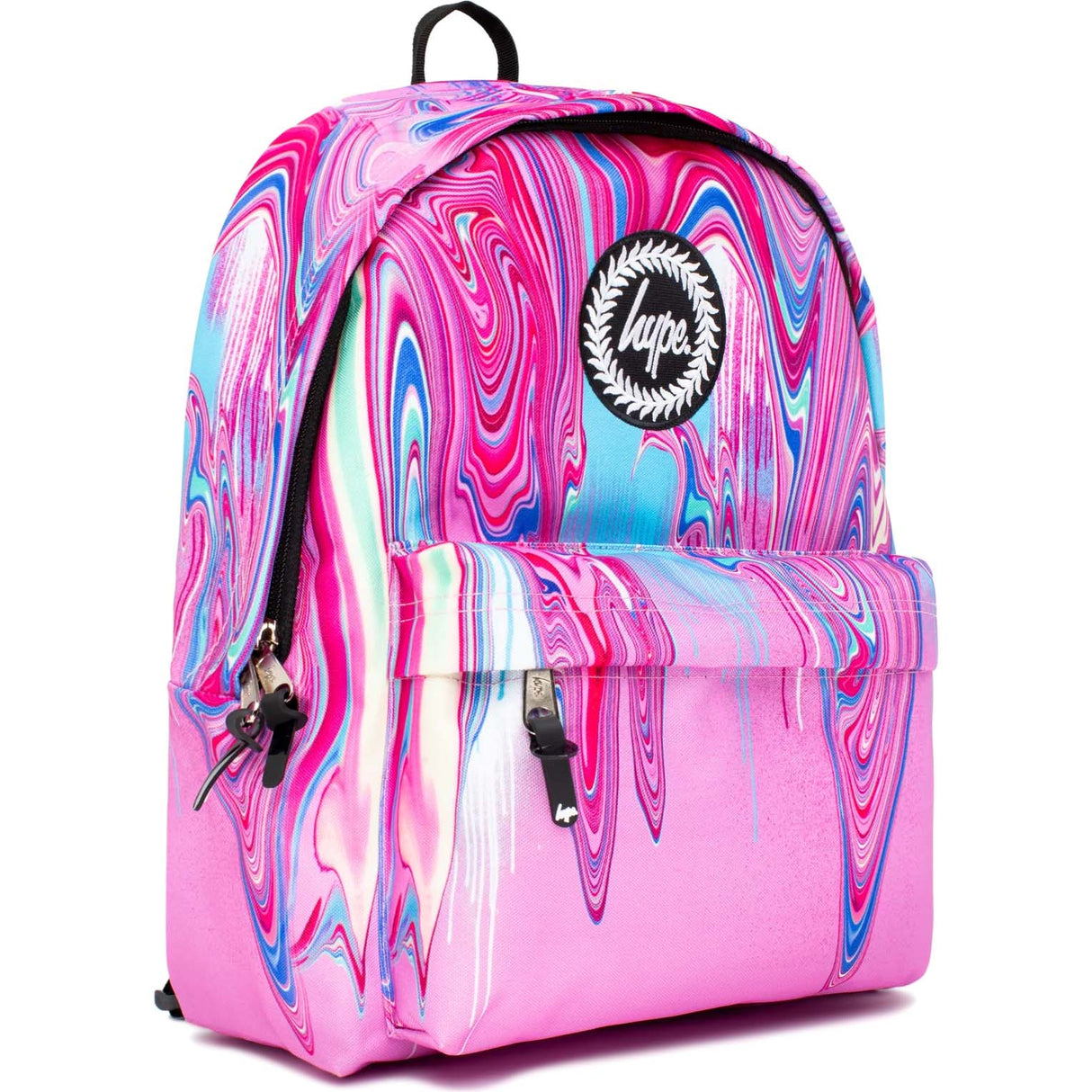 Hype Marble Drip Backpack - Pink
