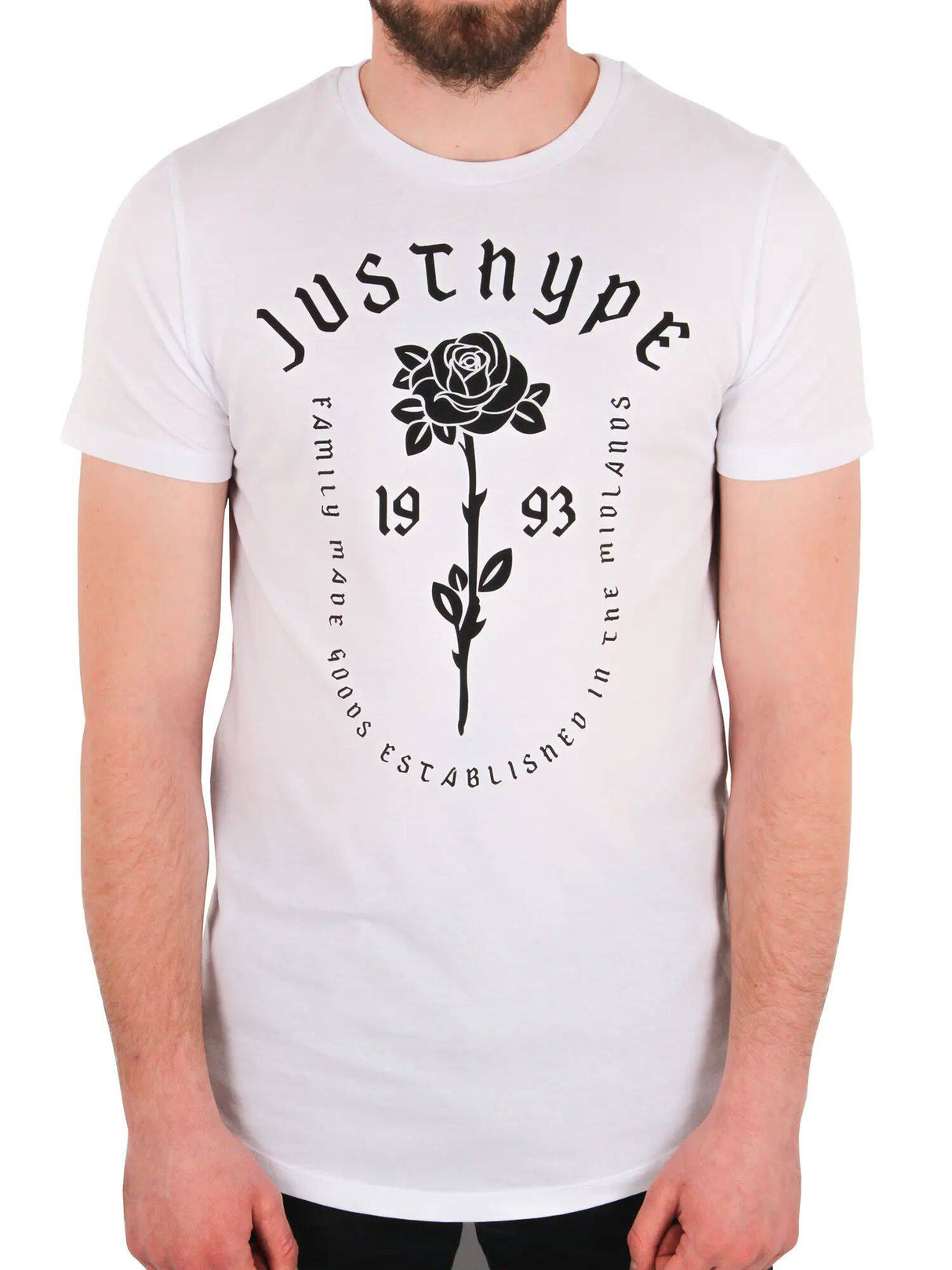 Hype Rose Dish T Shirt - White/Black