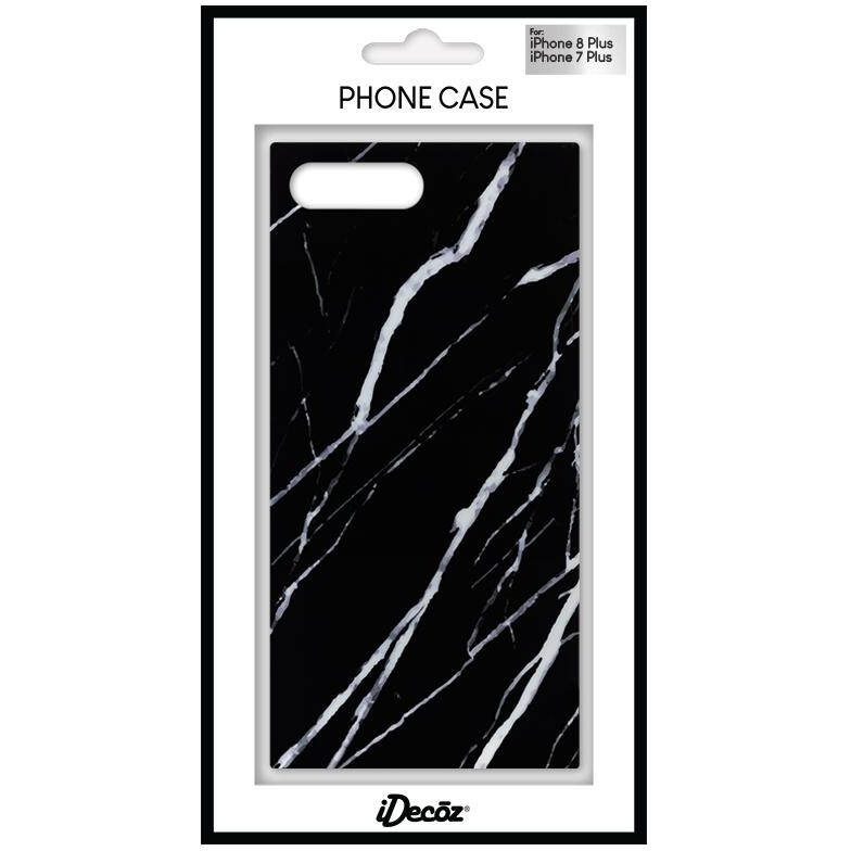IDecoz Phone Case - Black Marble (iPhone 8 PLUS/7 PLUS)