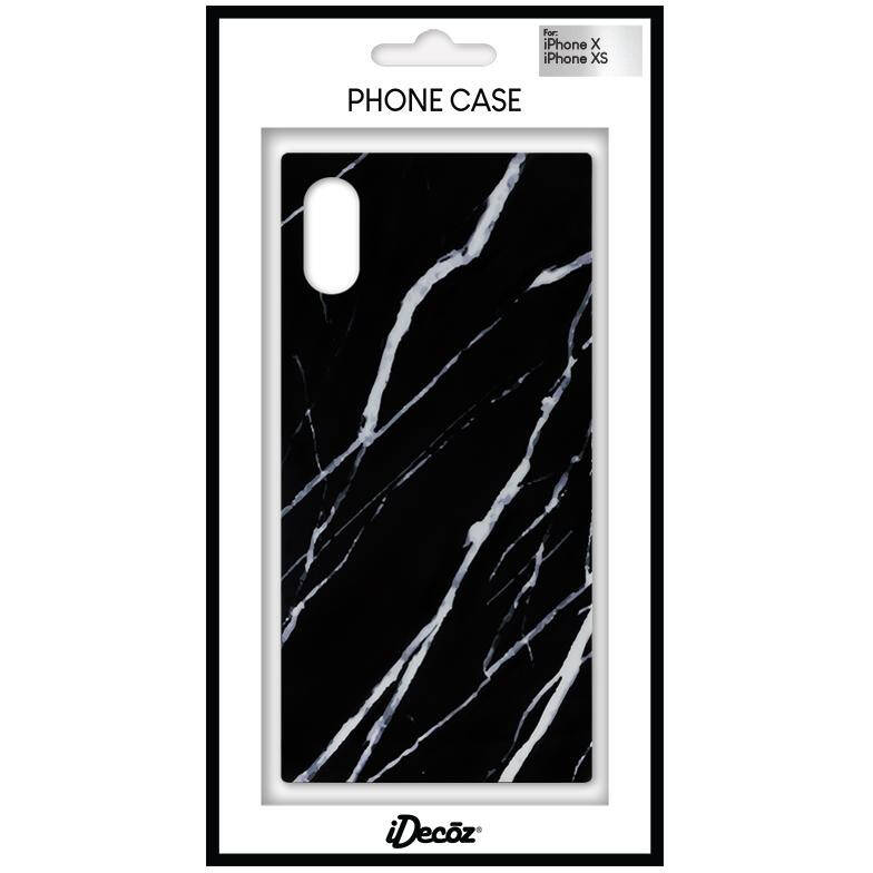 IDecoz Phone Case - Black Marble (iPhone X/XS)