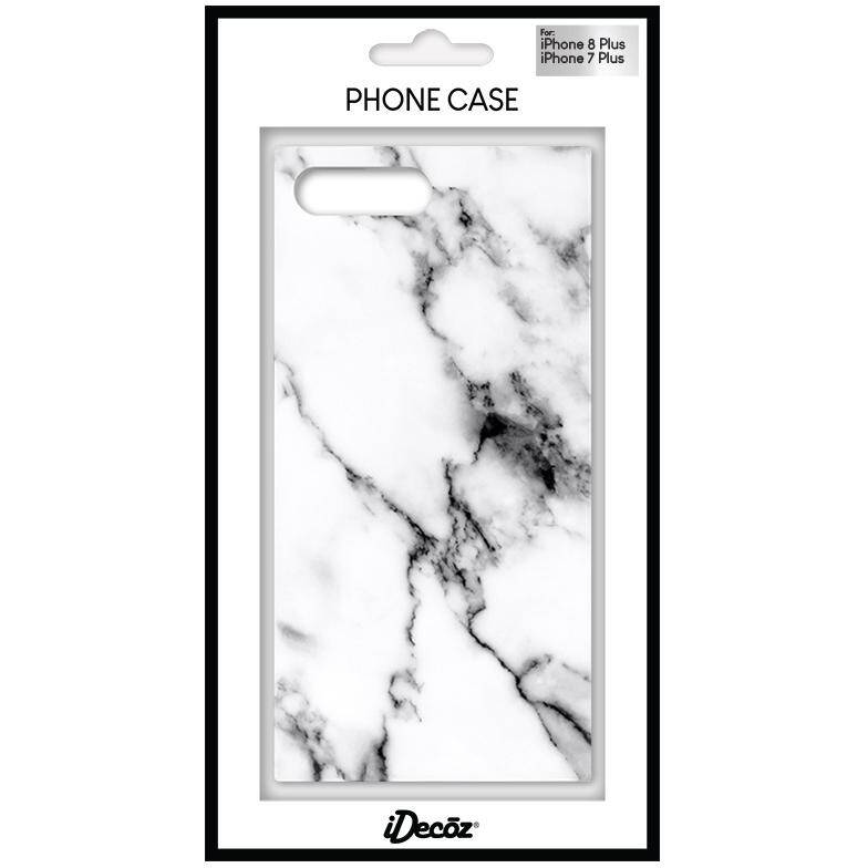 IDecoz Phone Case - White Marble (iPhone 8 PLUS/7 PLUS)