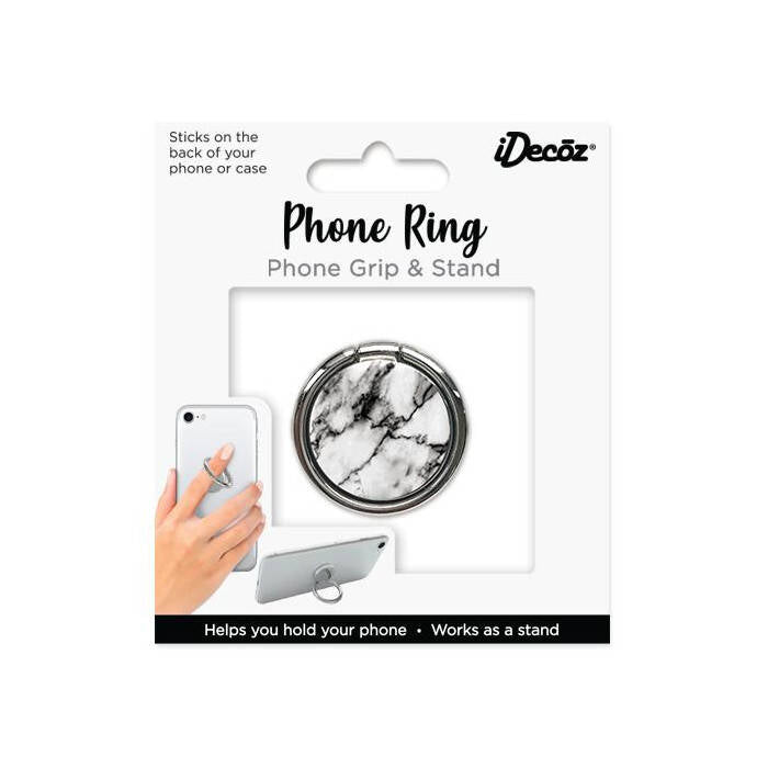IDecoz Phone Ring - White Marble