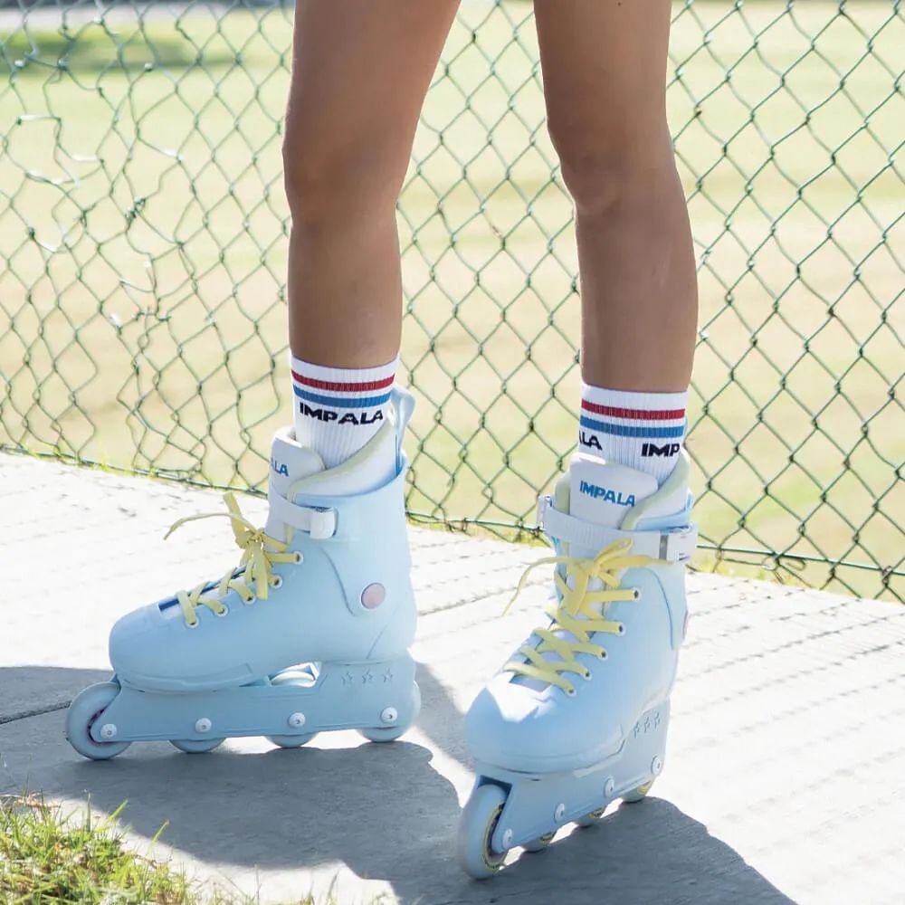 Impala Lightspeed Aggressive Skates - Blue/Yellow