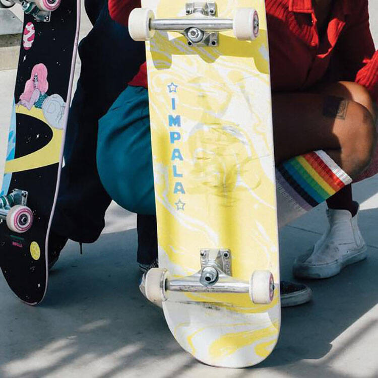 Impala Cosmos Complete Skateboard - Yellow 8.5''