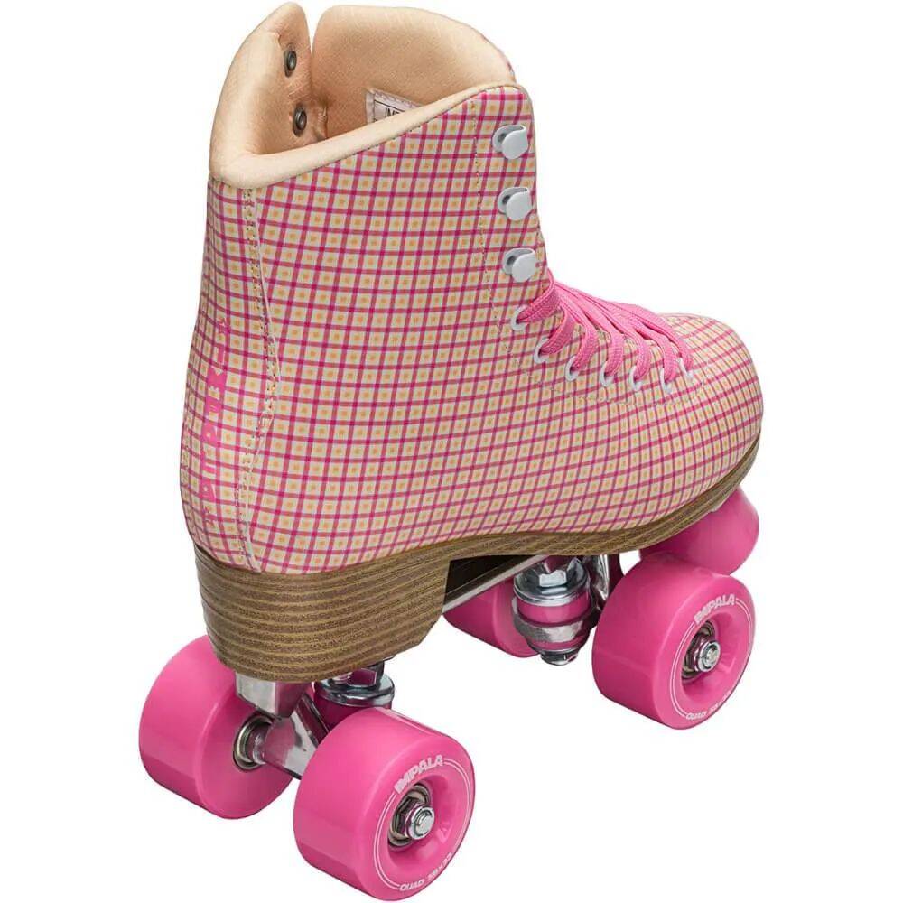 Impala Quad Roller Skates - Pink Tartan