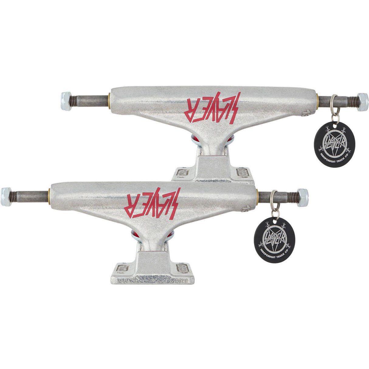 Independent x Slayer Stage 11 Skateboard Trucks - Silver 159mm