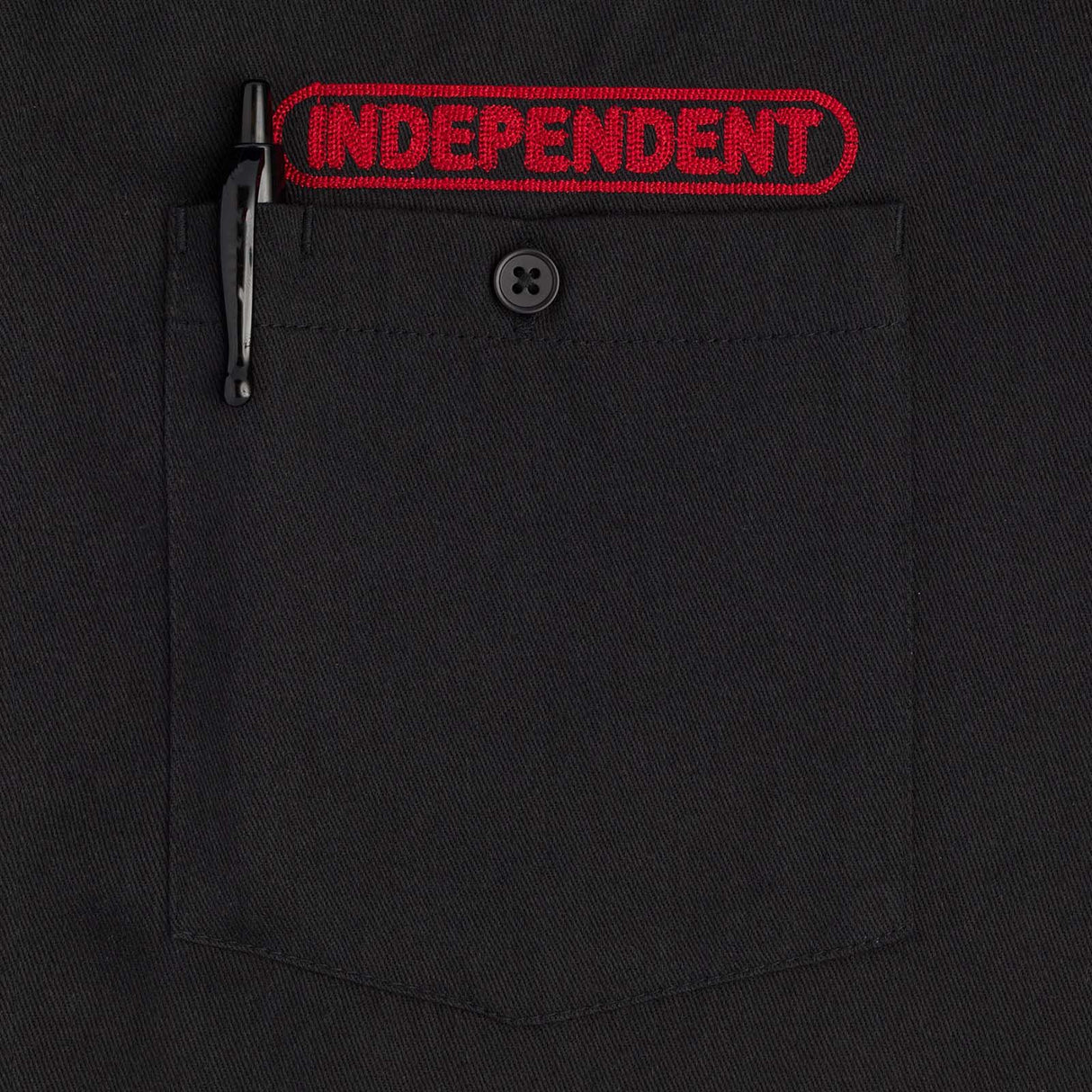 Independent Baseplate Work Shirt - Black
