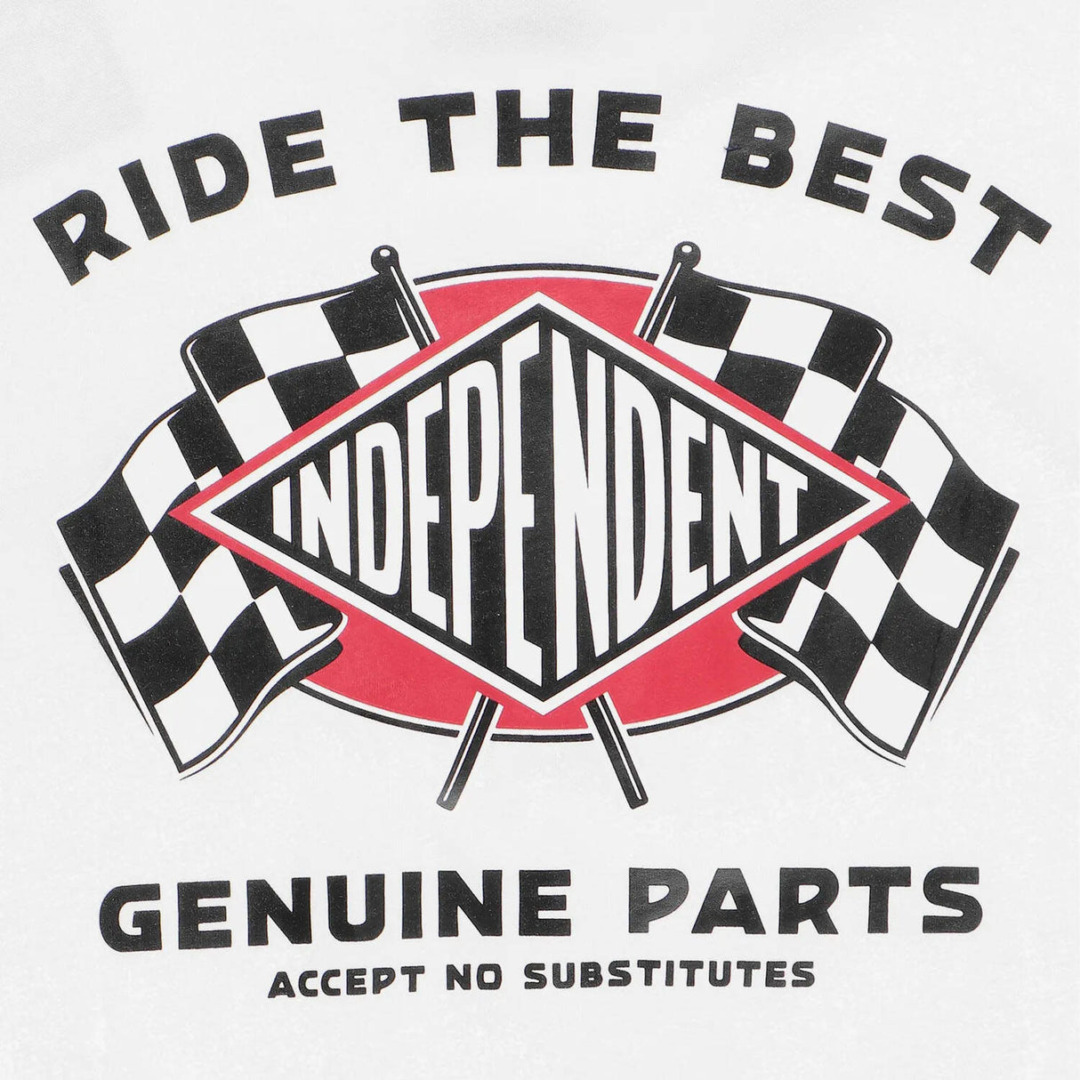 Independent GP Flags T Shirt - White