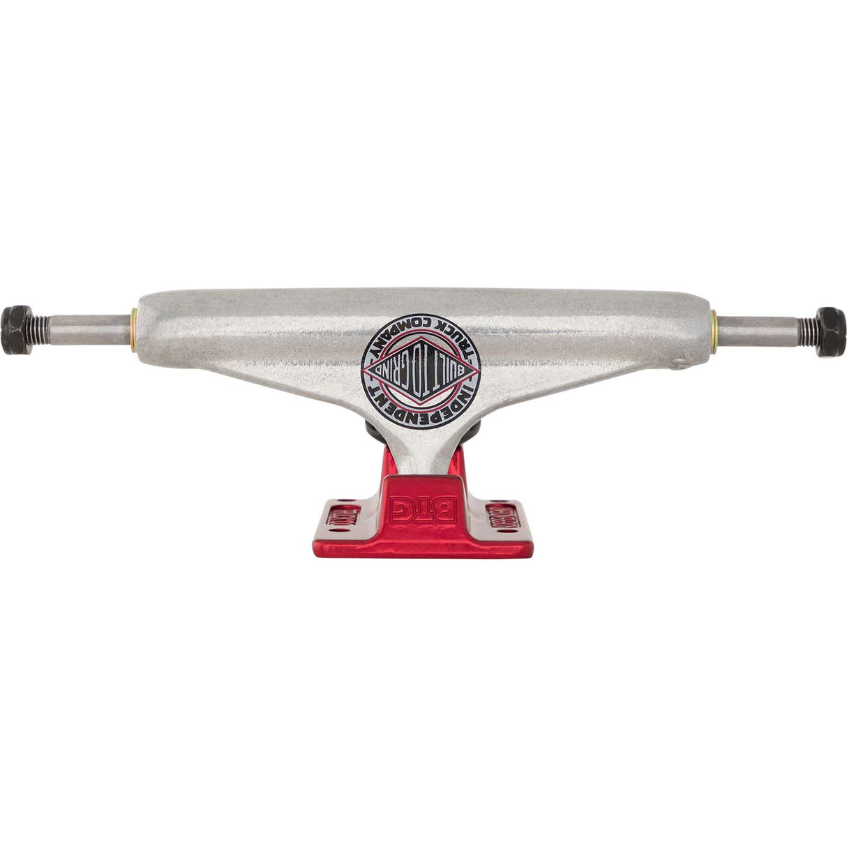 Independent Stage 11 Hollow Forged BTG Summit Skateboard Trucks - Silver/Ano Red 139mm