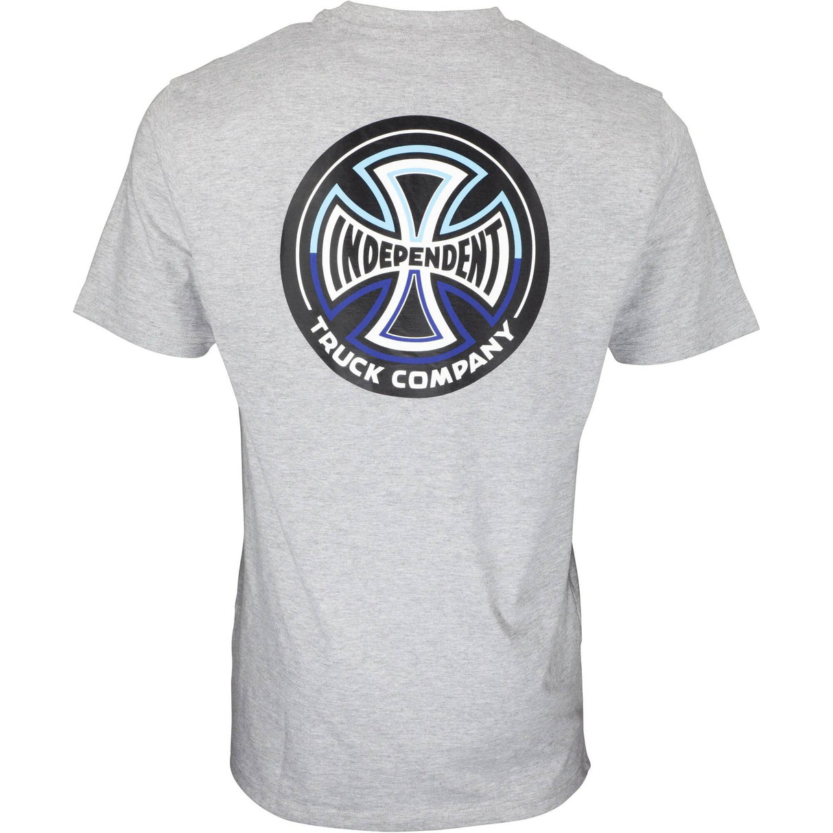 Independent Split Cross T Shirt - Dark Heather MED