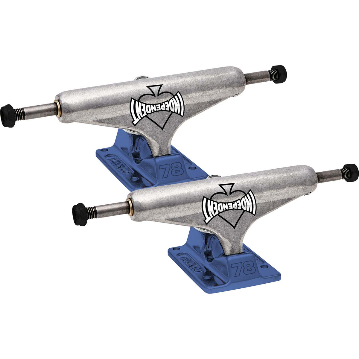 Independent Stage 11 Can't Be Beat Skateboard Trucks - Silver/Blue 159mm