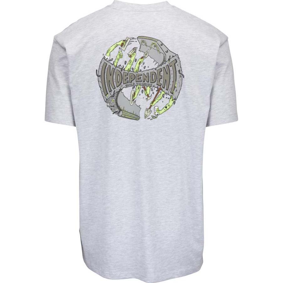 Independent Build To Grind T Shirt - Athletic Heather