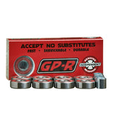 Independent Genuine Parts GP-R Skateboard Bearings - Red (Pack of 8)
