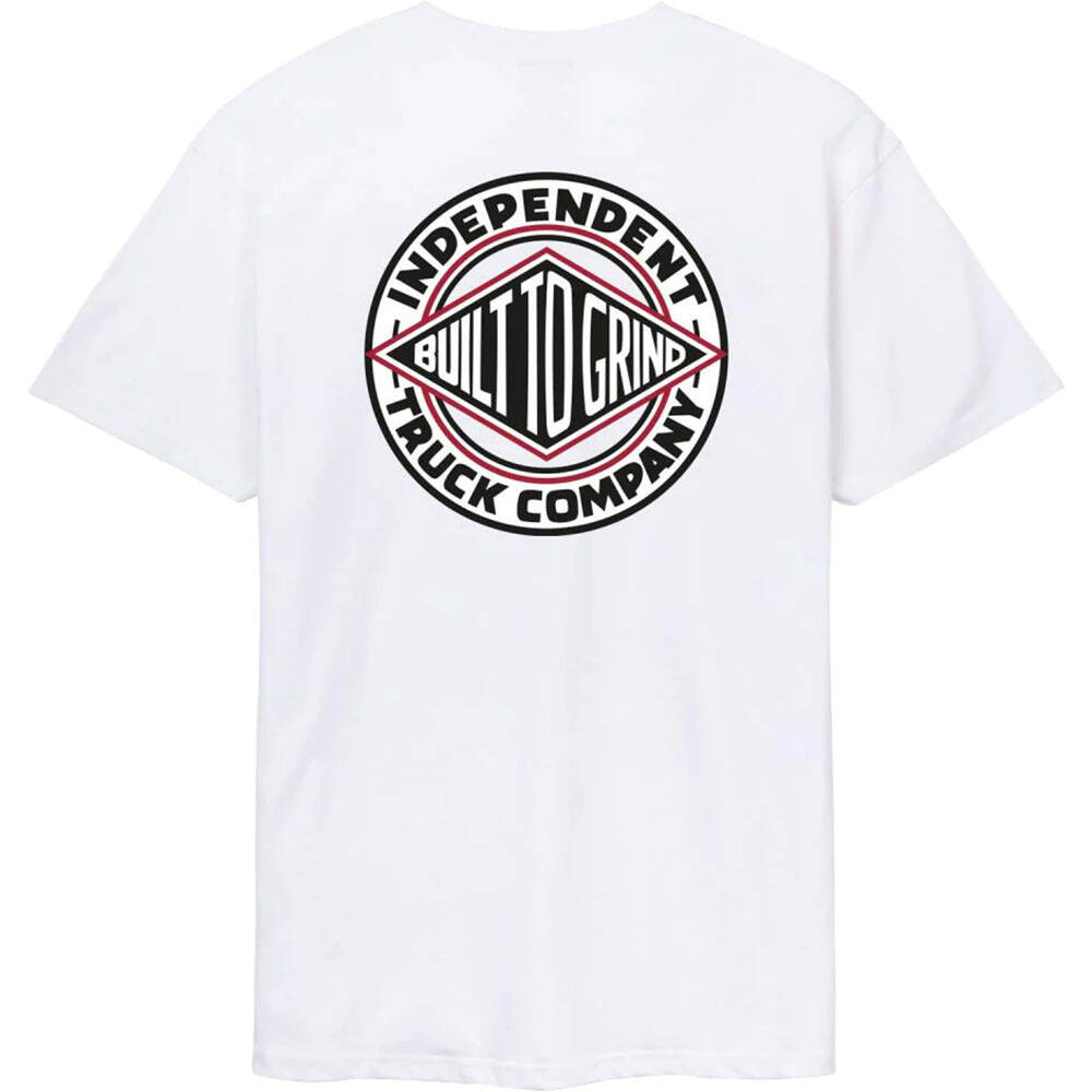 Independent BTG Summit T Shirt - White/Red