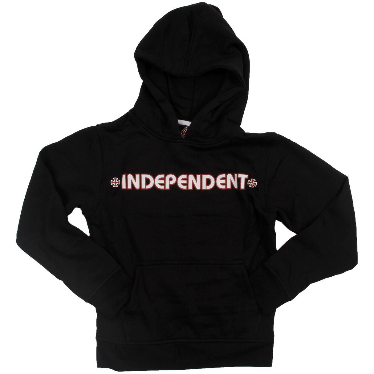 Independent Youth Bar Cross Hoodie - Black Yth MED (8-10 Years)