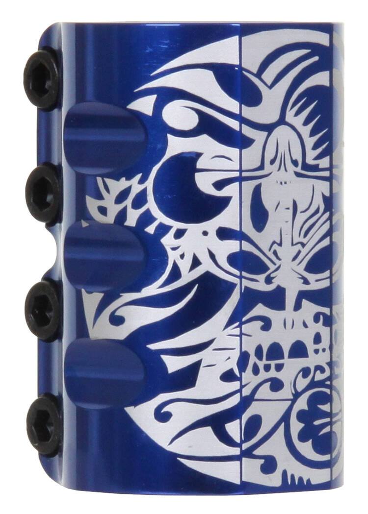 Infinity Mayan 4 Bolt SCS Scooter Clamp - Blue