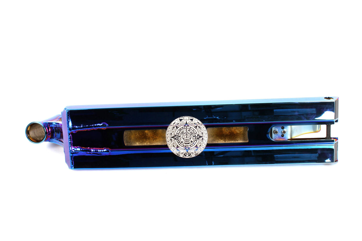 Infinity Street Scooter Deck - 21" - Blue Chrome