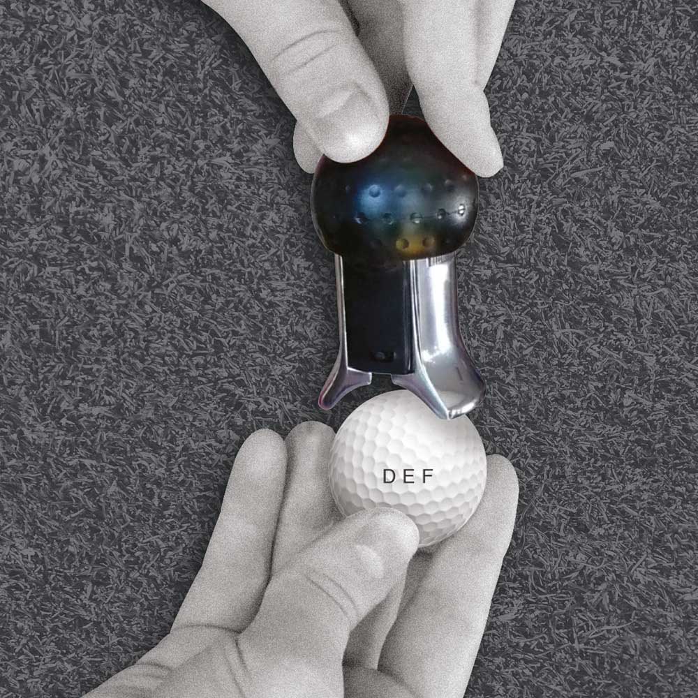 Ingenious Golf Ball Monogram Stamper