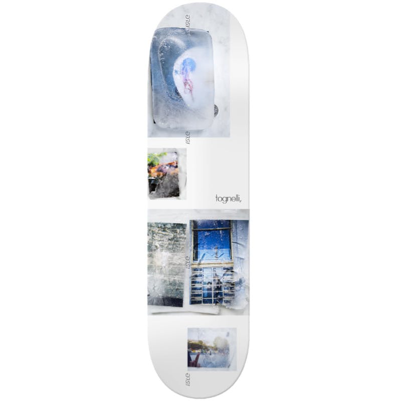 Isle Freeze Sylvian Tognelli Skateboard Deck - White 8.5''