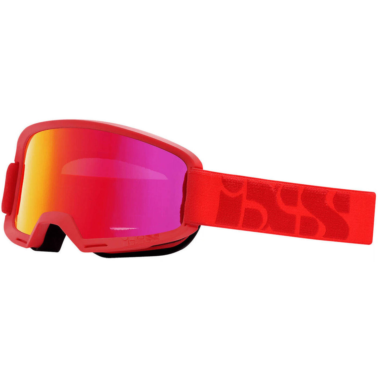 iXS Hack Goggles - Racing Red/Mirror Crimson