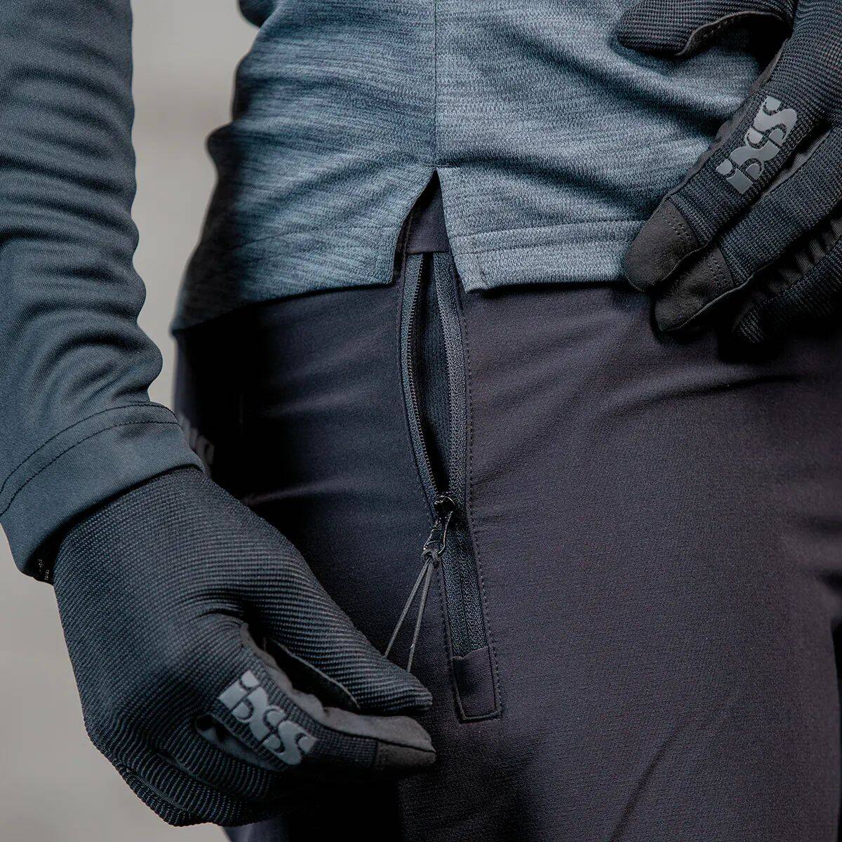 iXS Women's Carve Evo Shorts - Anthracite/Black
