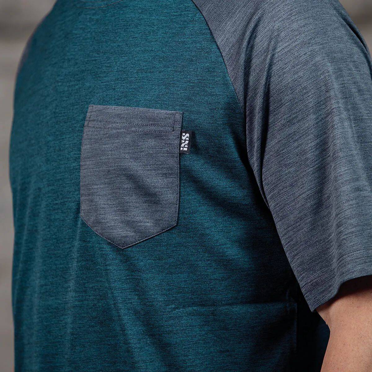iXS Flow X Jersey - Everglade/Graphite