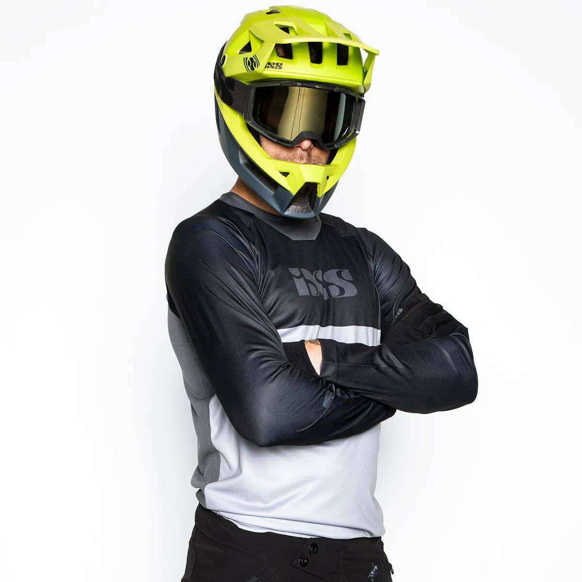 iXS Trigger X Long Sleeve Jersey - Grey/Black