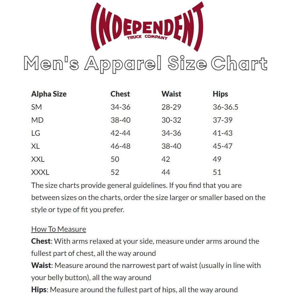 Independent ITC Stained T Shirt - Black