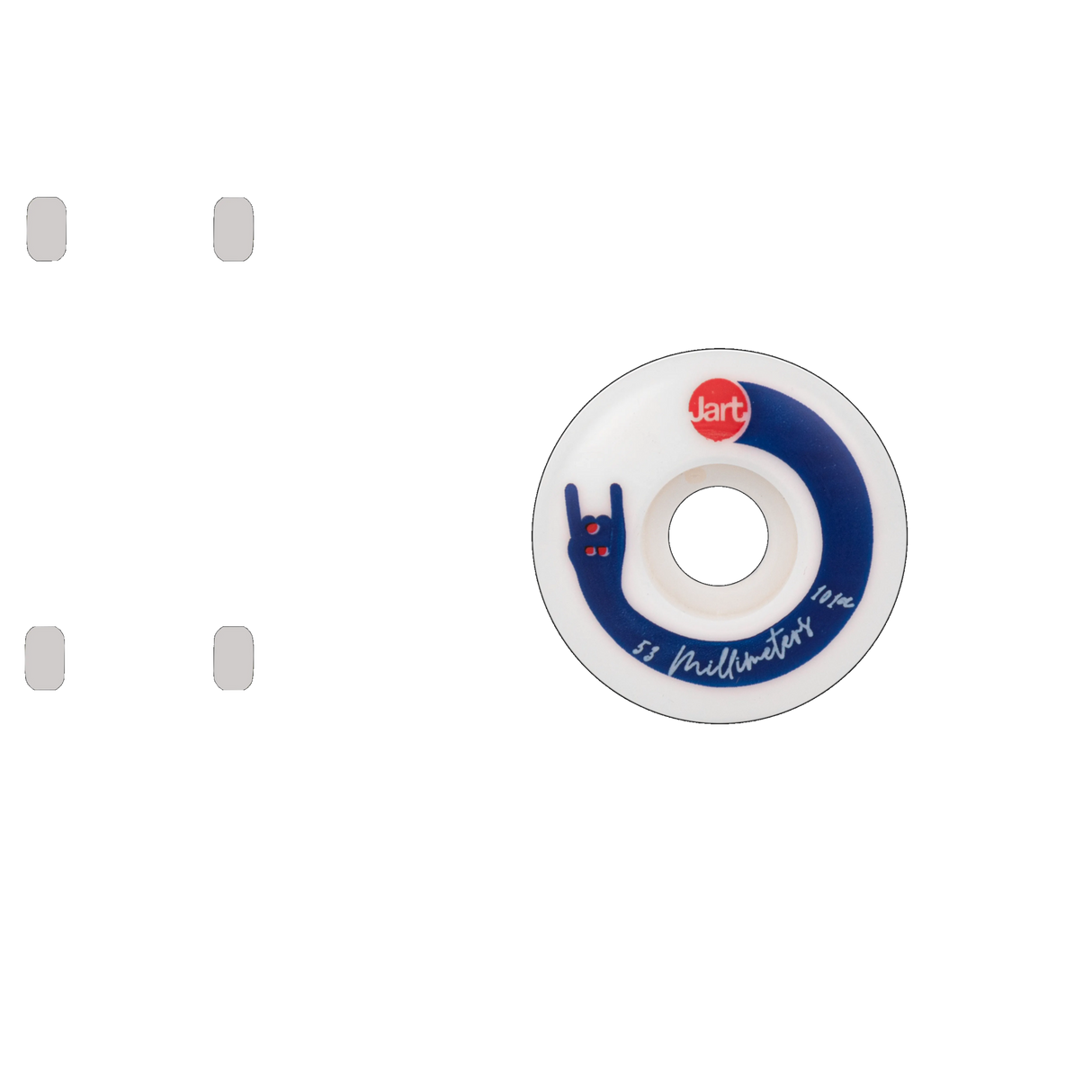 Jart Skate Or Die Skateboard Wheels - 53mm