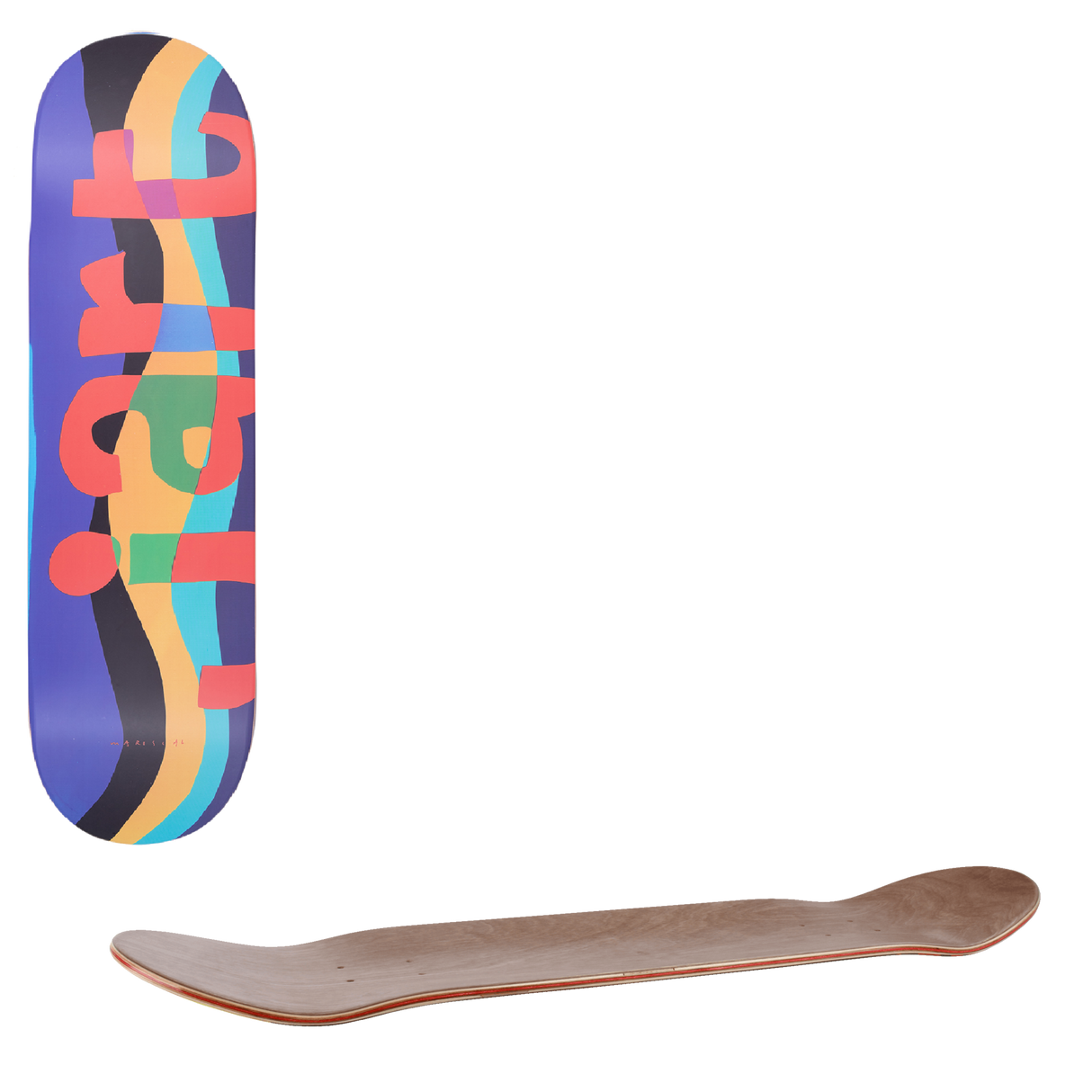 Jart x Mariscal Low Concave Skateboard Deck - 8"