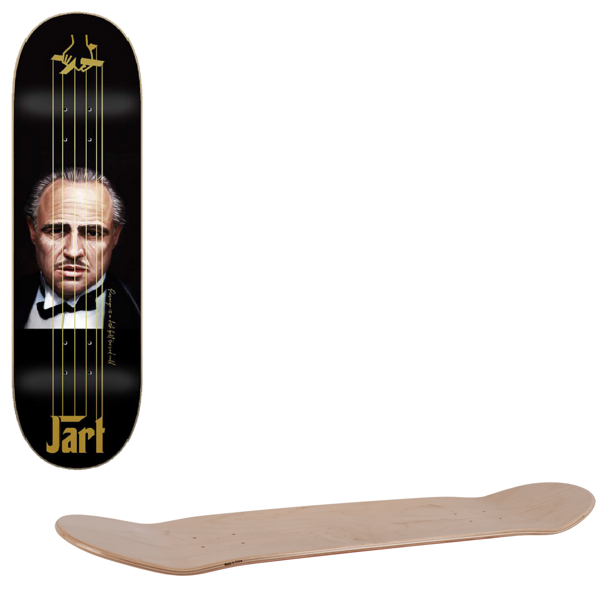 Jart Gangs Skateboard Deck - Corleone 8.5"