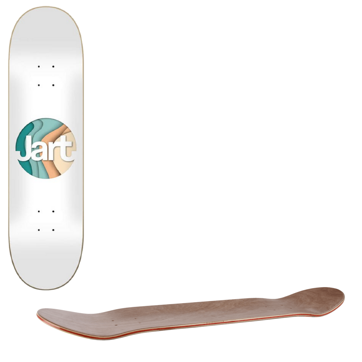 Jart Curly Skateboard Deck - 8.375''